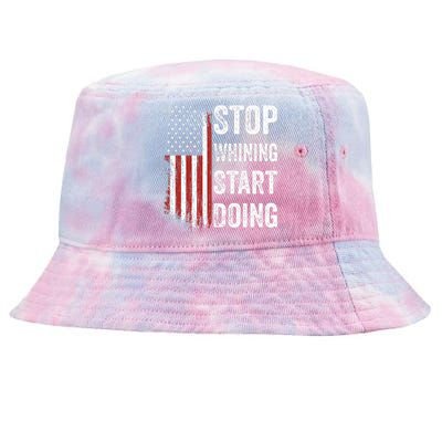 Stop Whining Start Doing Motivational Workout Motivation Tie-Dyed Bucket Hat