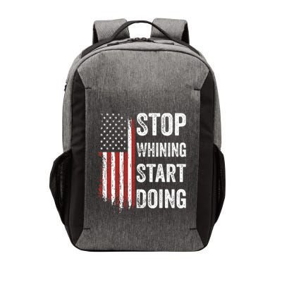 Stop Whining Start Doing Motivational Workout Motivation Vector Backpack