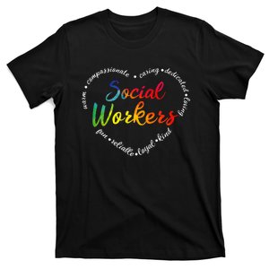 Social Worker Social Work Caseworker Public Servant Themed T-Shirt