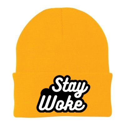 Stay Woke Knit Cap Winter Beanie