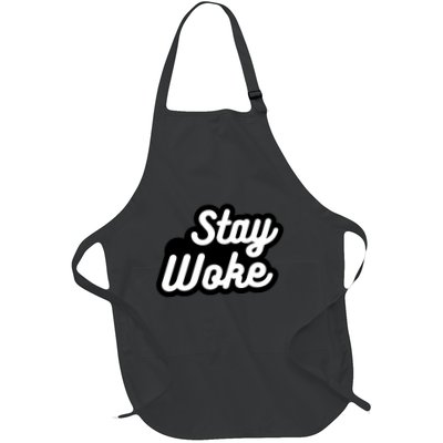 Stay Woke Full-Length Apron With Pockets