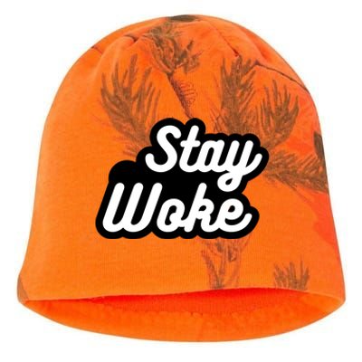 Stay Woke Kati - Camo Knit Beanie