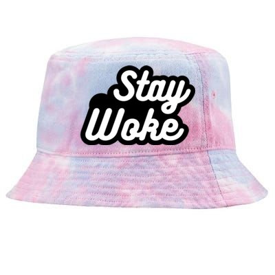 Stay Woke Tie-Dyed Bucket Hat