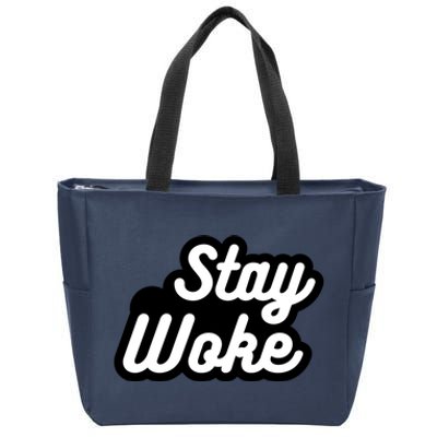 Stay Woke Zip Tote Bag