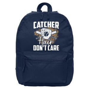 Softball Women Softball Player Softball Catcher 16 in Basic Backpack