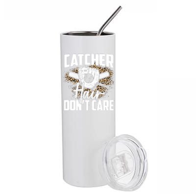 Softball Women Softball Player Softball Catcher Stainless Steel Tumbler