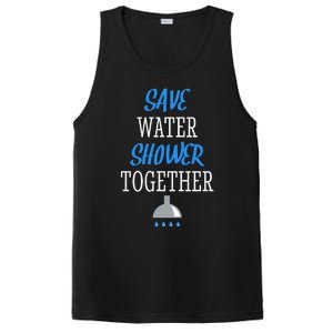 Save Water Shower together World Water Day Awareness PosiCharge Competitor Tank