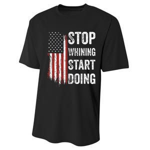 Stop Whining Start Doing Performance Sprint T-Shirt