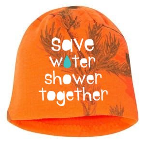 Save Water Shower Together Earth Day Environt Gift Meaningful Gift Kati - Camo Knit Beanie