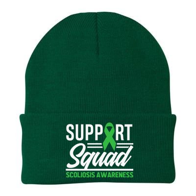 Scoliosis Warrior Support Squad Scoliosis Awareness Knit Cap Winter Beanie