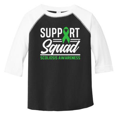 Scoliosis Warrior Support Squad Scoliosis Awareness Toddler Fine Jersey T-Shirt