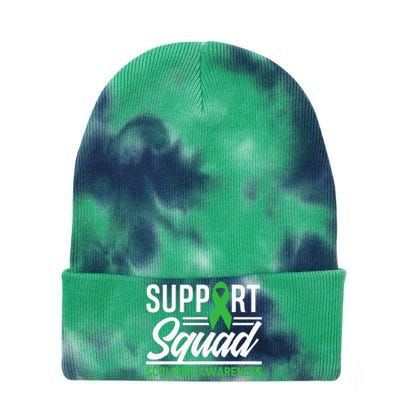 Scoliosis Warrior Support Squad Scoliosis Awareness Tie Dye 12in Knit Beanie