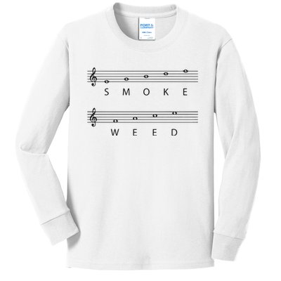 Smoke Weed Kids Long Sleeve Shirt