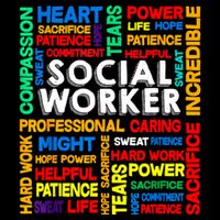 Social Worker S.hirt School Social Worker M.en Women 16 in Basic Backpack