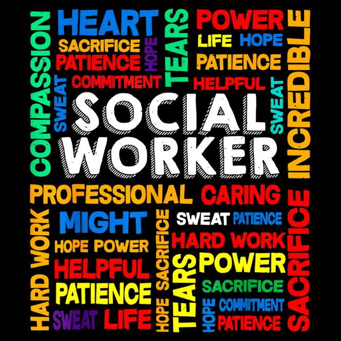 Social Worker S.hirt School Social Worker M.en Women 16 in Basic Backpack