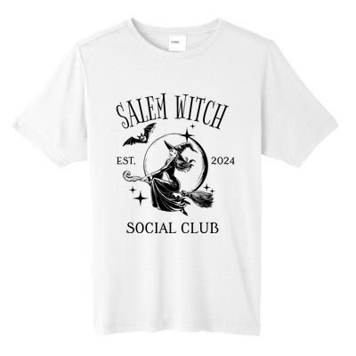 Salem Witch Social Club Est 2024 Witchy Halloween Witch Tall Fusion ChromaSoft Performance T-Shirt