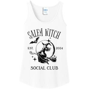 Salem Witch Social Club Est 2024 Witchy Halloween Witch Ladies Essential Tank