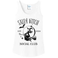 Salem Witch Social Club Est 2024 Witchy Halloween Witch Ladies Essential Tank