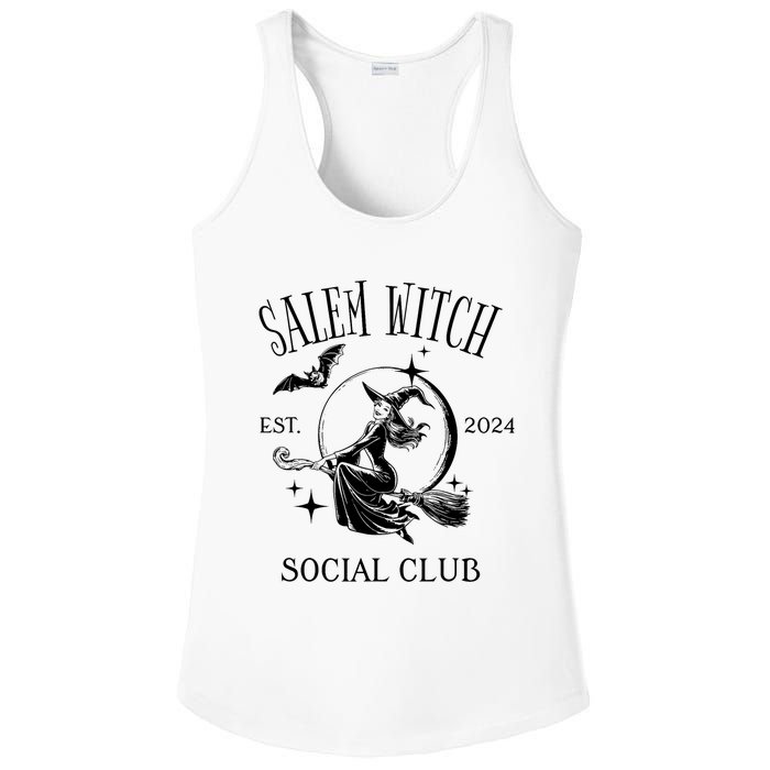 Salem Witch Social Club Est 2024 Witchy Halloween Witch Ladies PosiCharge Competitor Racerback Tank