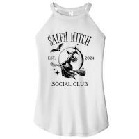 Salem Witch Social Club Est 2024 Witchy Halloween Witch Women's Perfect Tri Rocker Tank