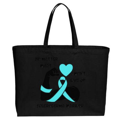 Scleroderma Warrior Cotton Canvas Jumbo Tote