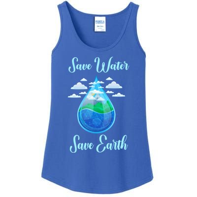 Save Water Save Life World Water Day Gift Ladies Essential Tank