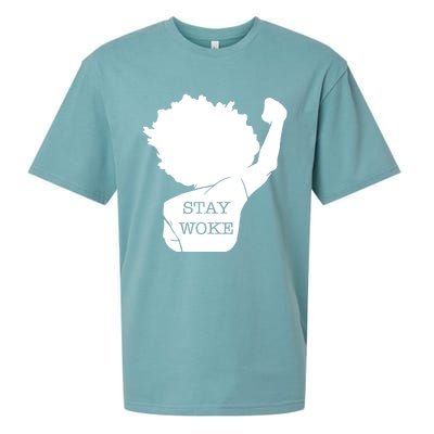 Stay Woke Strong Black Meaningful Gift Sueded Cloud Jersey T-Shirt