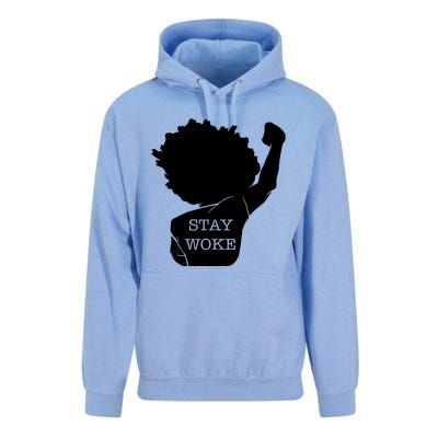 Stay Woke Strong Black Meaningful Gift Unisex Surf Hoodie