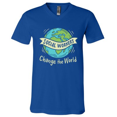 Social Work Social Worker Great Gift V-Neck T-Shirt