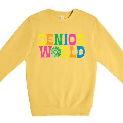 Senior World Premium Crewneck Sweatshirt