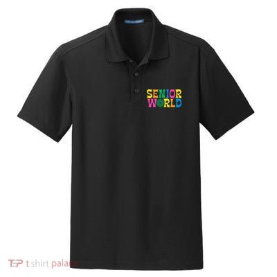 Senior World Dry Zone Grid Polo