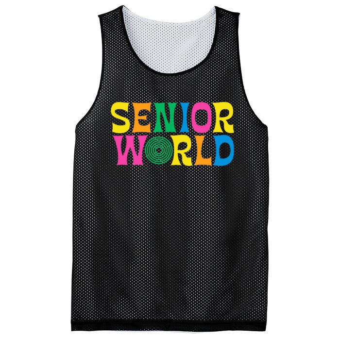 Senior World Mesh Reversible Basketball Jersey Tank