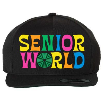 Senior World Wool Snapback Cap
