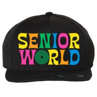 Senior World Wool Snapback Cap