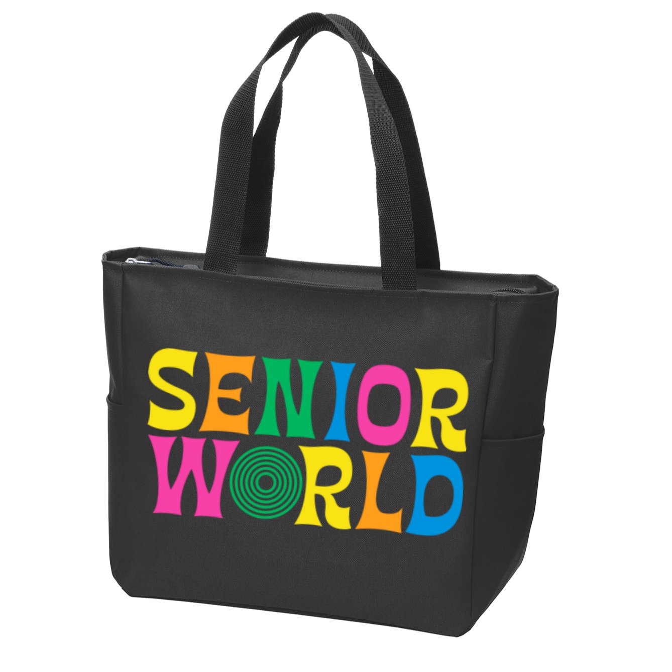 Senior World Zip Tote Bag