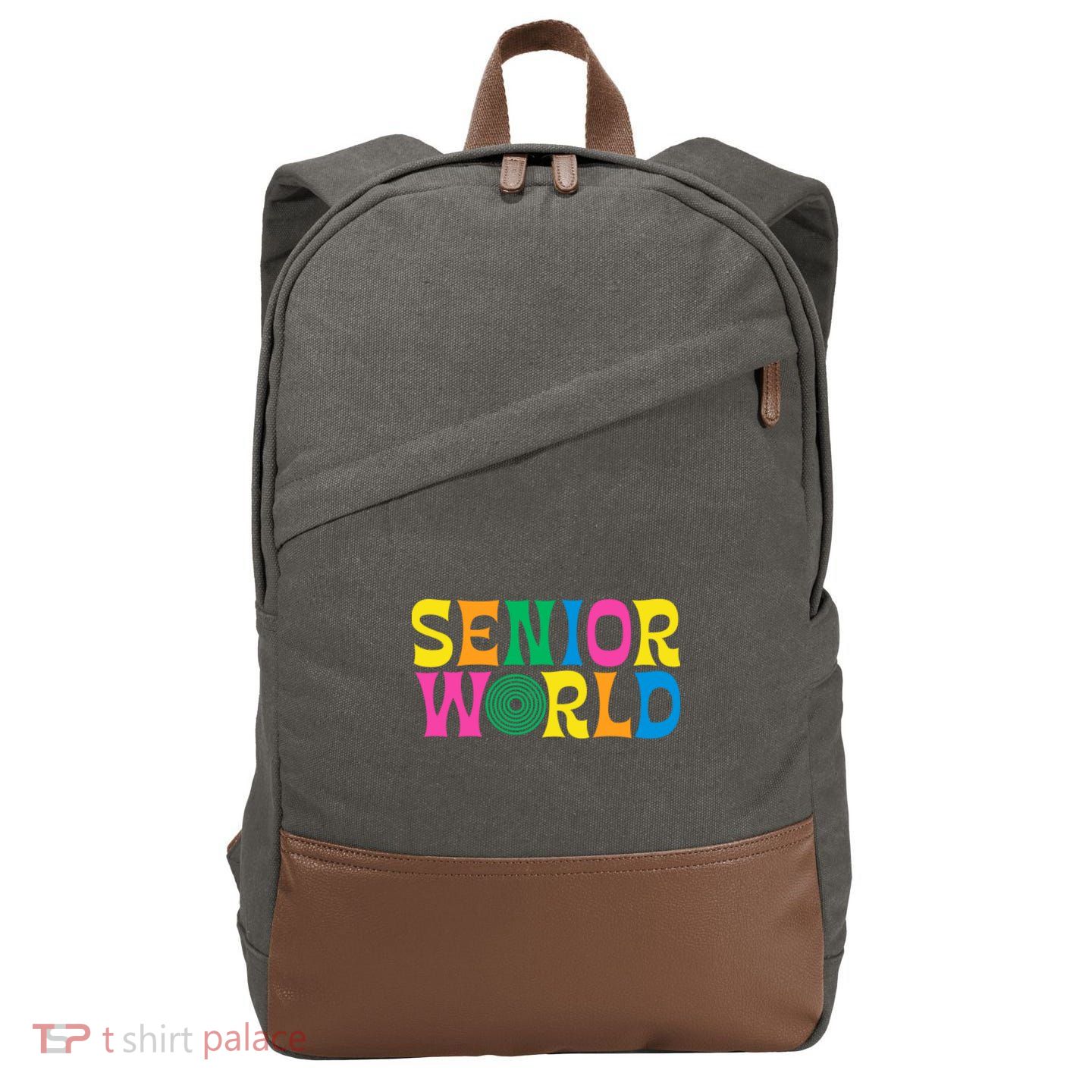 Senior World Cotton Canvas Backpack
