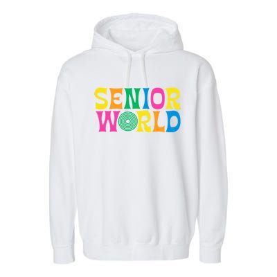 Senior World Garment-Dyed Fleece Hoodie