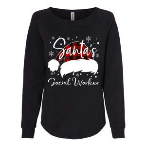 Social Worker Santas Favorite Nurse Social Worker Elf Love Gift Womens California Wash Sweatshirt