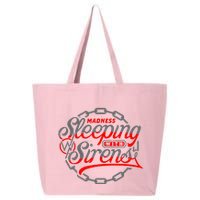 S.L.E.E.P.I.N.G With Sirens Red Chain 25L Jumbo Tote