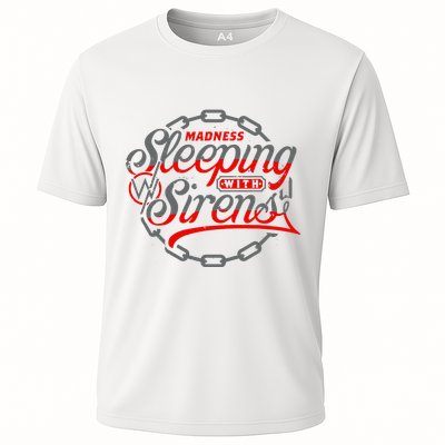 S.L.E.E.P.I.N.G With Sirens Red Chain Performance Shirt