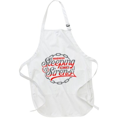 S.L.E.E.P.I.N.G With Sirens Red Chain Apron