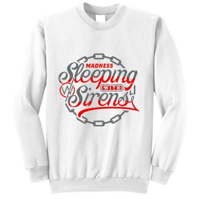 S.L.E.E.P.I.N.G With Sirens Red Chain Sweatshirt