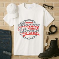 S.L.E.E.P.I.N.G With Sirens Red Chain Tall T-Shirt