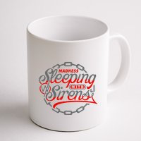 S.L.E.E.P.I.N.G With Sirens Red Chain Mug