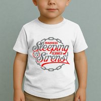 S.L.E.E.P.I.N.G With Sirens Red Chain Toddler T-Shirt