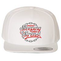 S.L.E.E.P.I.N.G With Sirens Red Chain Wool Snapback Cap