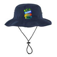 Stop Wishing Start Doing Inspirational Quote Legacy Cool Fit Booney Bucket Hat