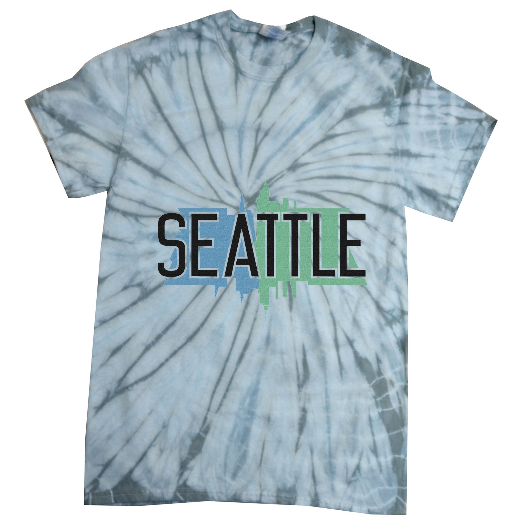 Seattle Washington Tie-Dye T-Shirt