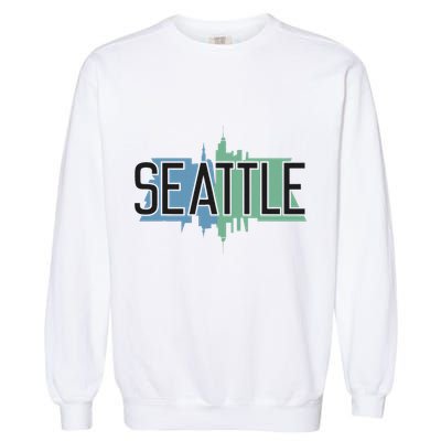 Seattle Washington Garment-Dyed Sweatshirt