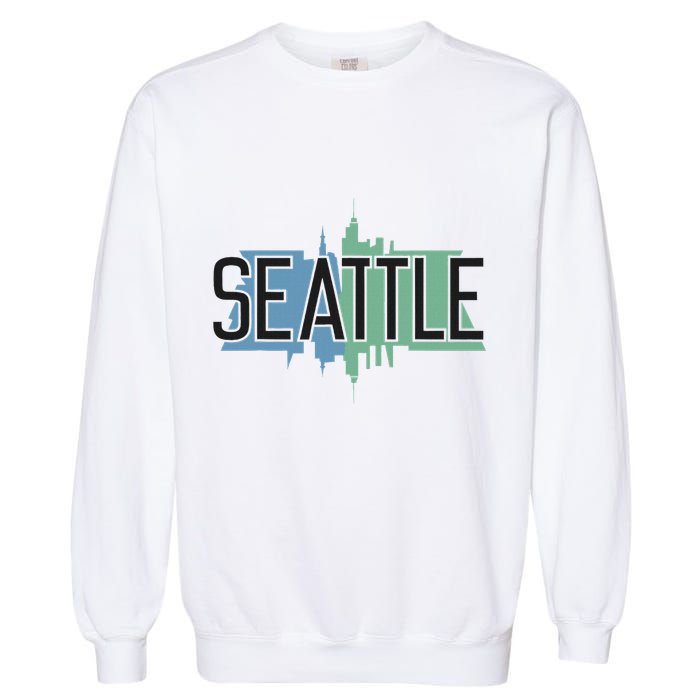 Seattle Washington Garment-Dyed Sweatshirt